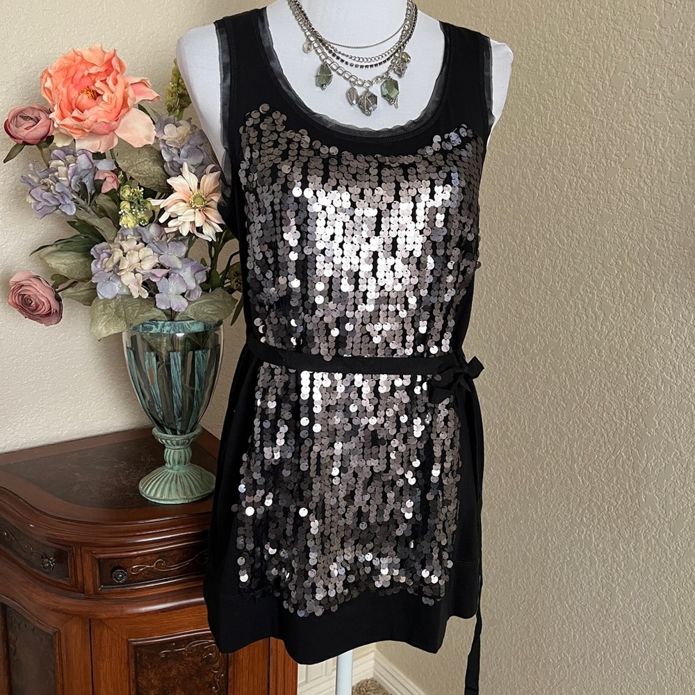 Simply Vera Vera Wang Sequin Tank Top